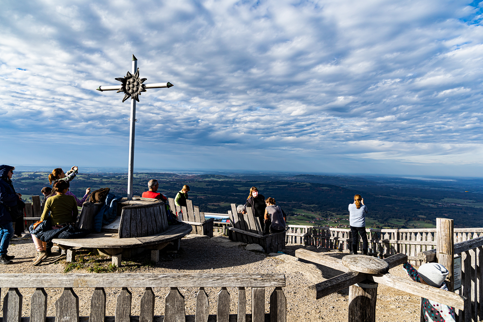 Gipfelkreuz Hörnle Hütte