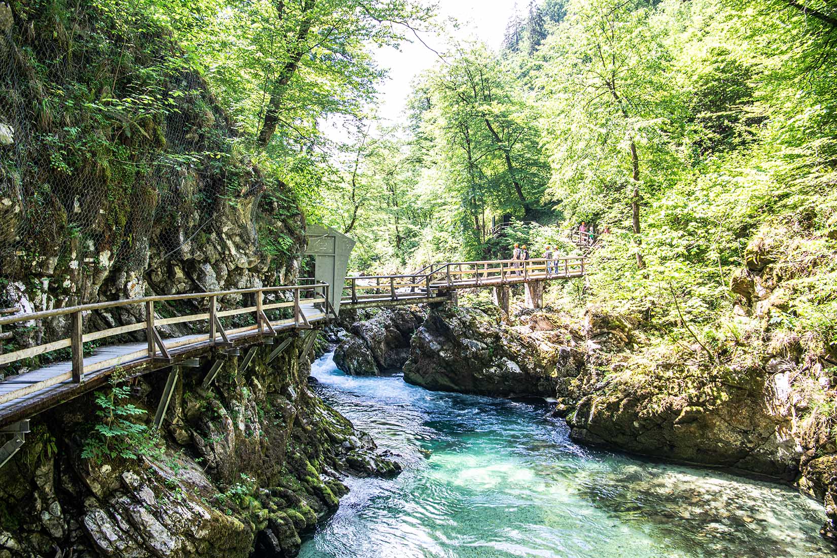 Anfang Vintgar-Klamm Bled