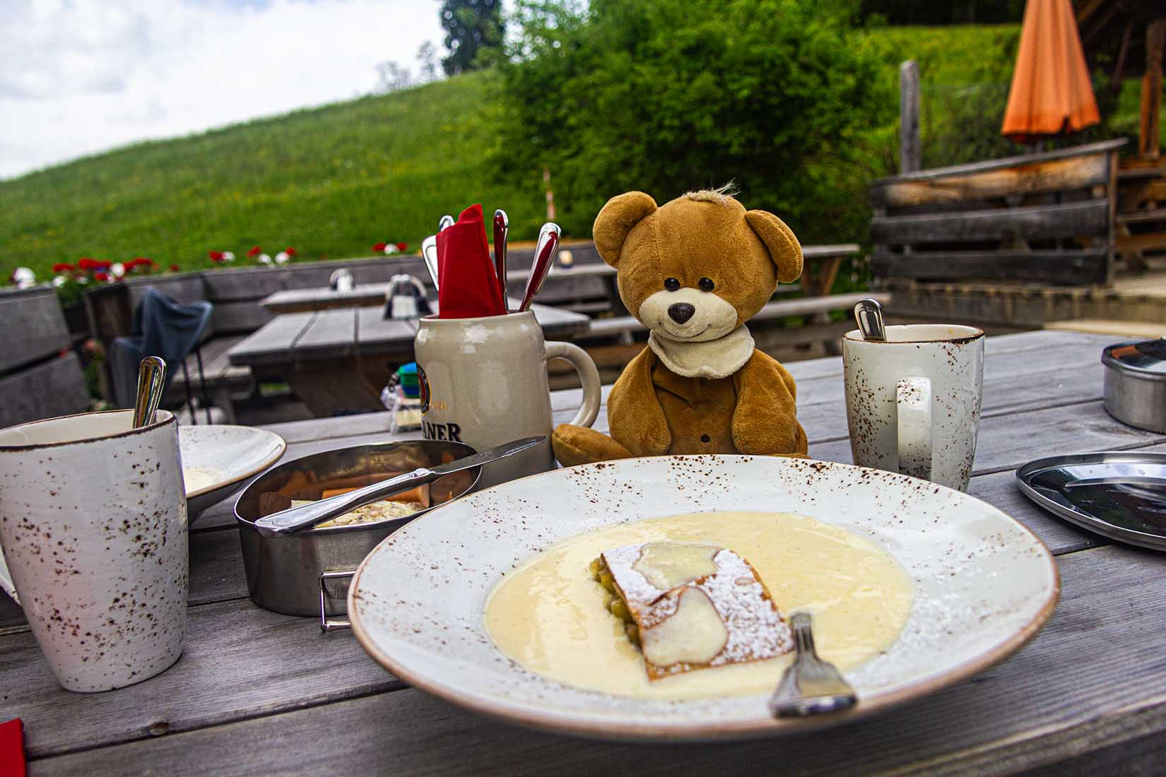 Apfelstrudel Elmauer Alm#