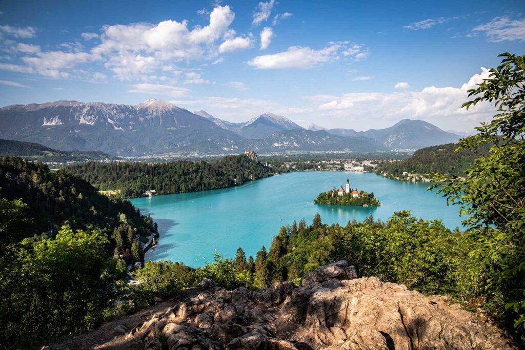 Aussichtspunkt Ojstrica - Bleder See