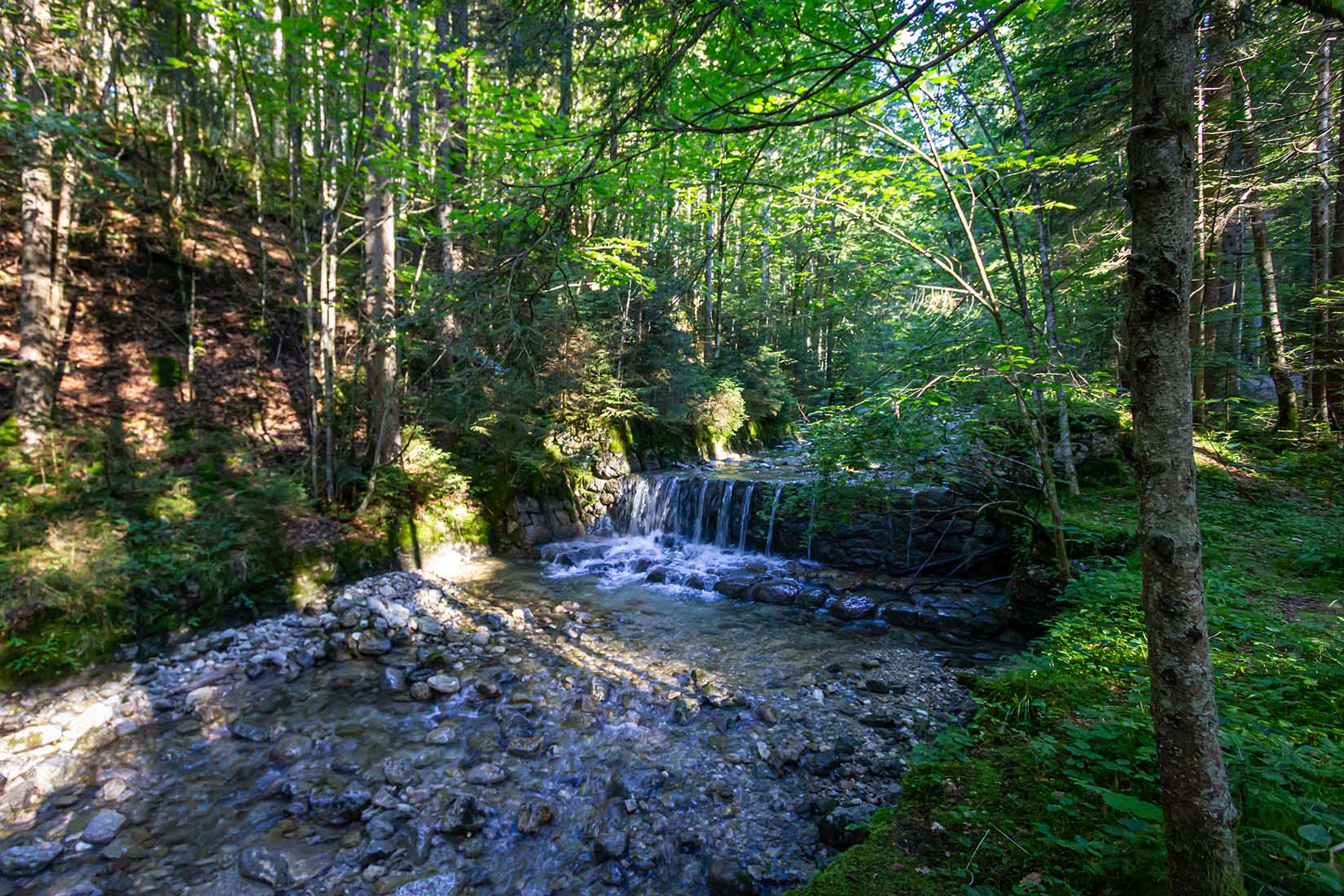 Bach auf dem Weg zur Brunnenkopfhütte