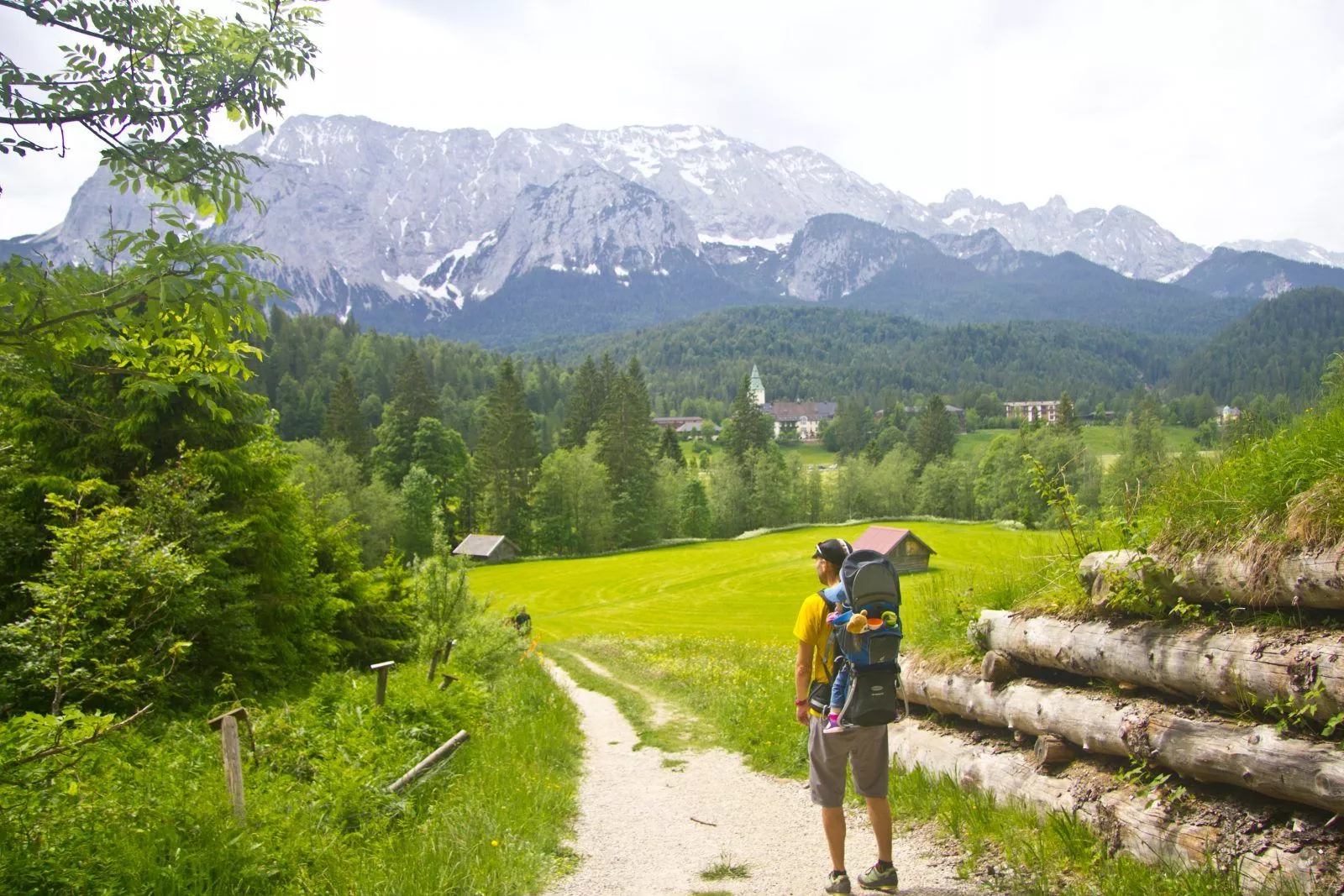 Blick auf das Karwendelgebirge