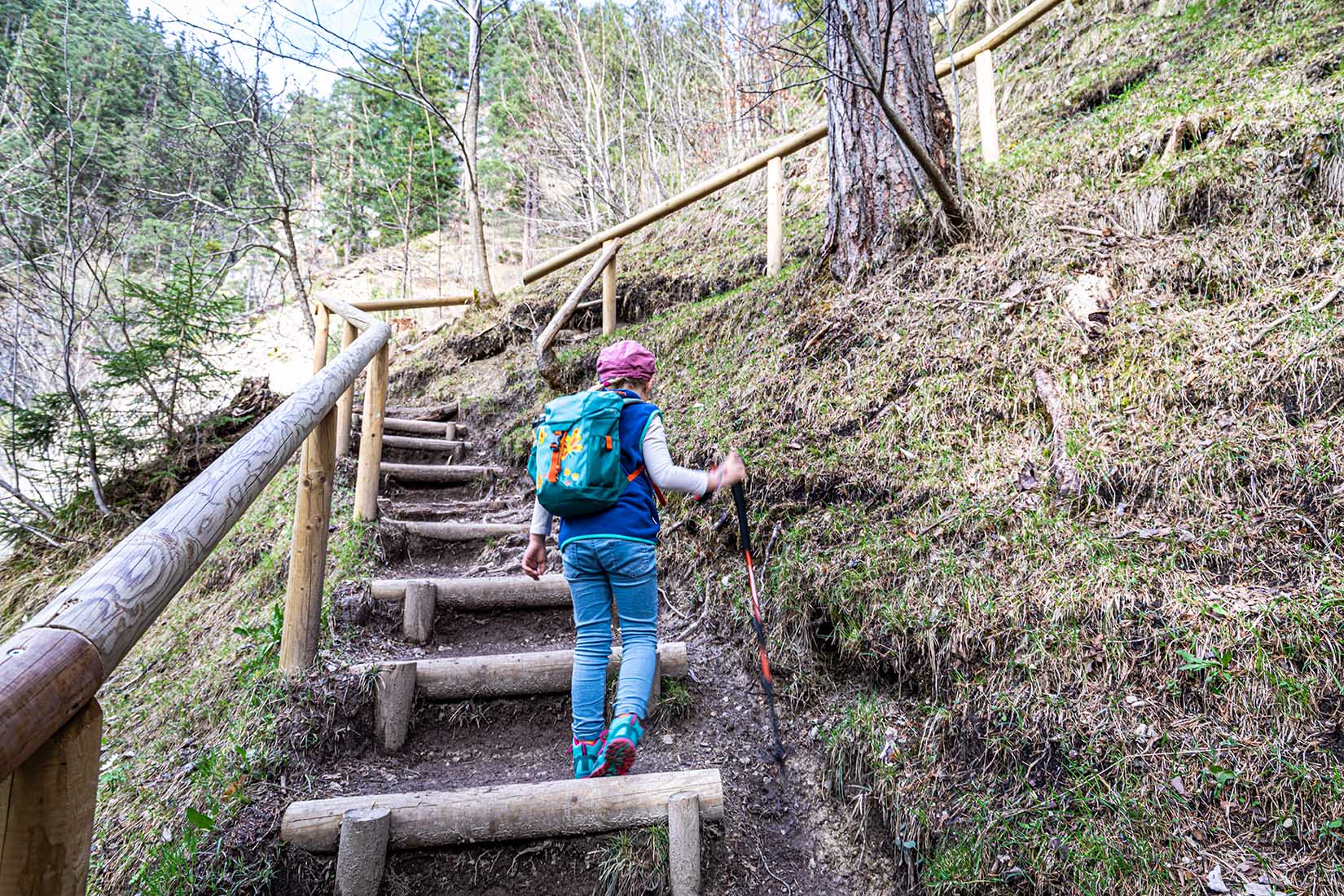 Treppe zur Tannenhuette