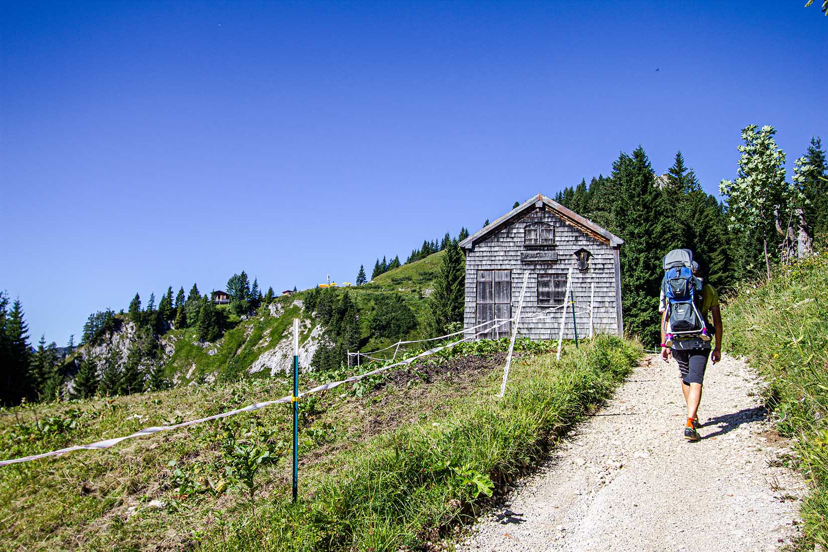 Wanderweg Brunnenkopfhütte